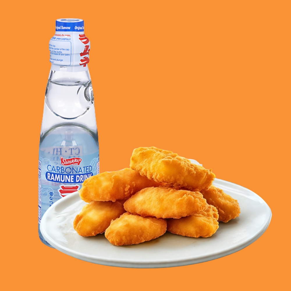 Nuggets 6uds + Ramune