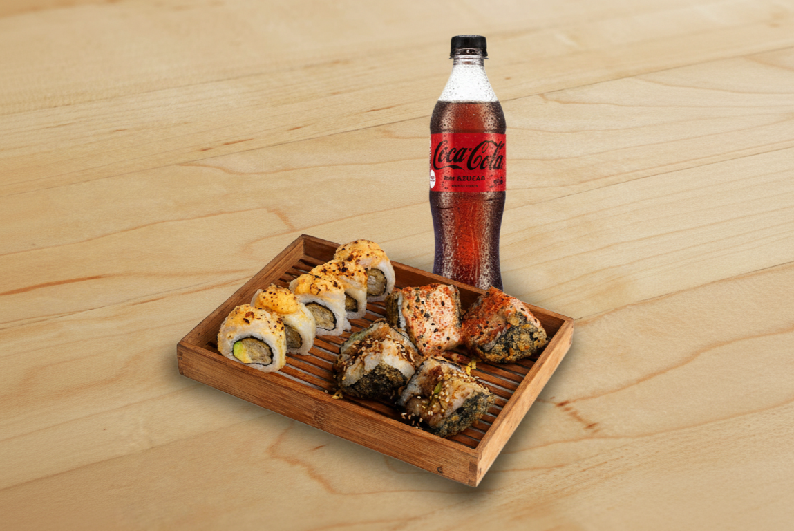 Maki Burger + gaseosa