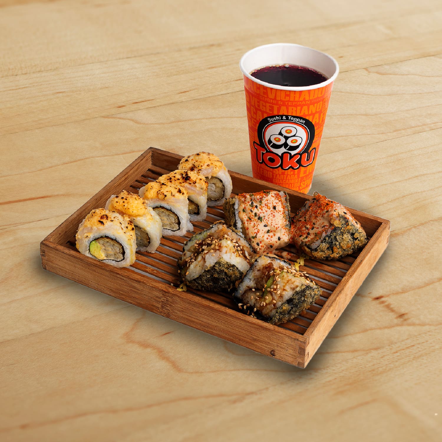 Maki Burger + bebida